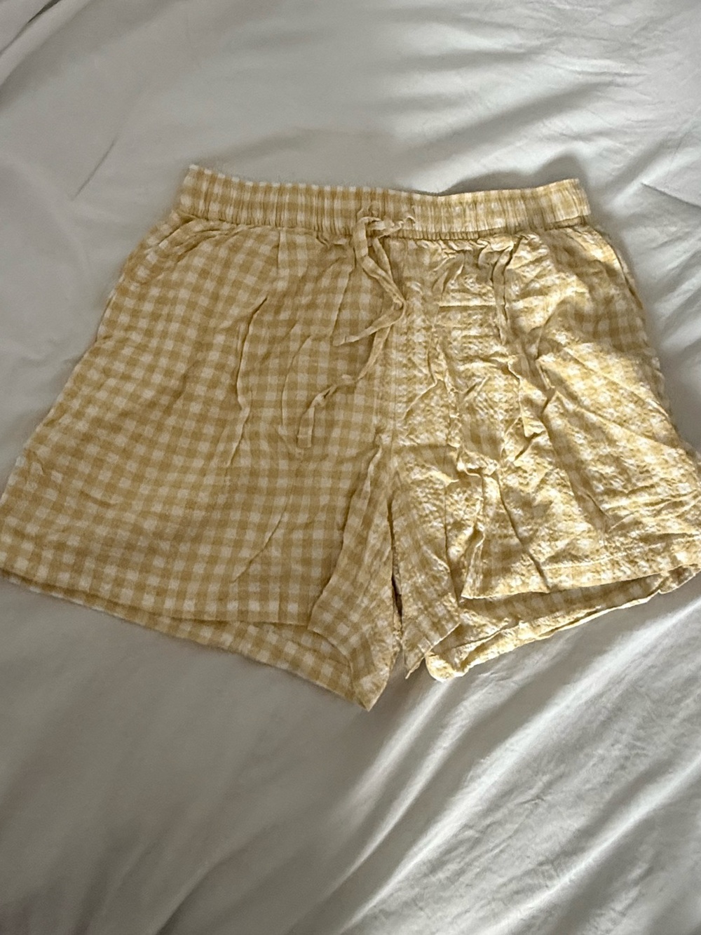 Uniqlo Princesse Tam Tam Seersucker Easy Shorts